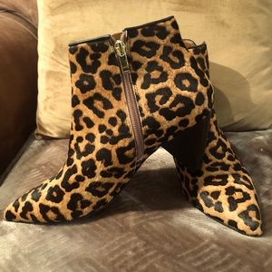 Franco Sarto Genuine Calf Hair booties Size 9